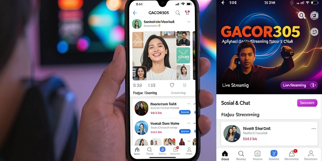 Antarmuka GACOR305 yang menarik untuk Live Streaming.
