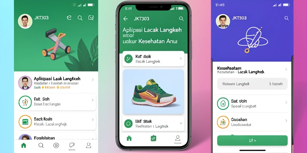 Tampilan antarmuka pengguna JKT303 yang intuitif dan menarik.