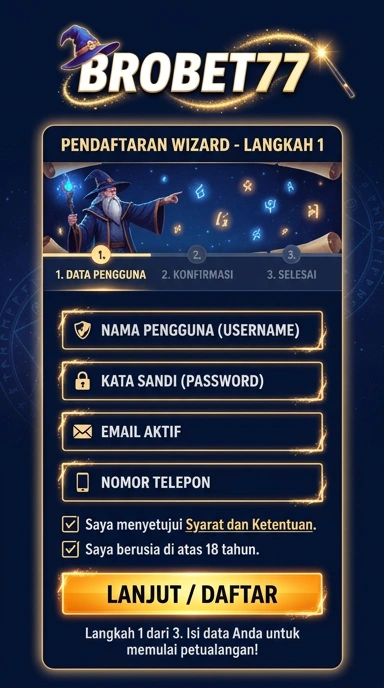 Cara Mudah Daftar Akun brobet77 di Android